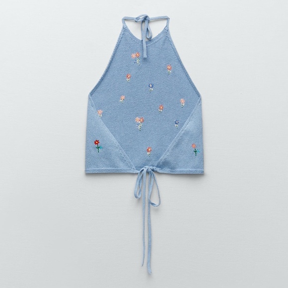 Zara Halter Knit Top - Picture 7 of 8